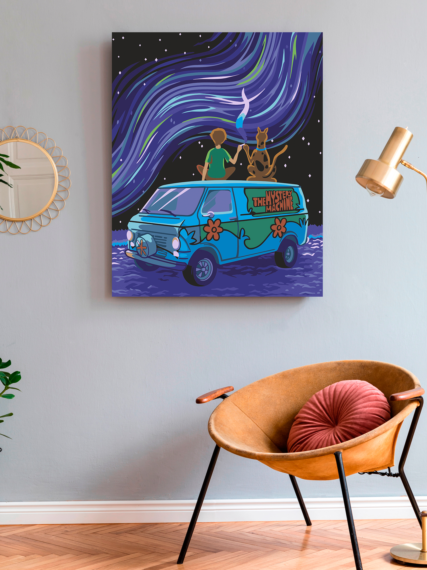 Картина по номерам Art on Canvas Скуби и Шегги в ассортименте - фото 3