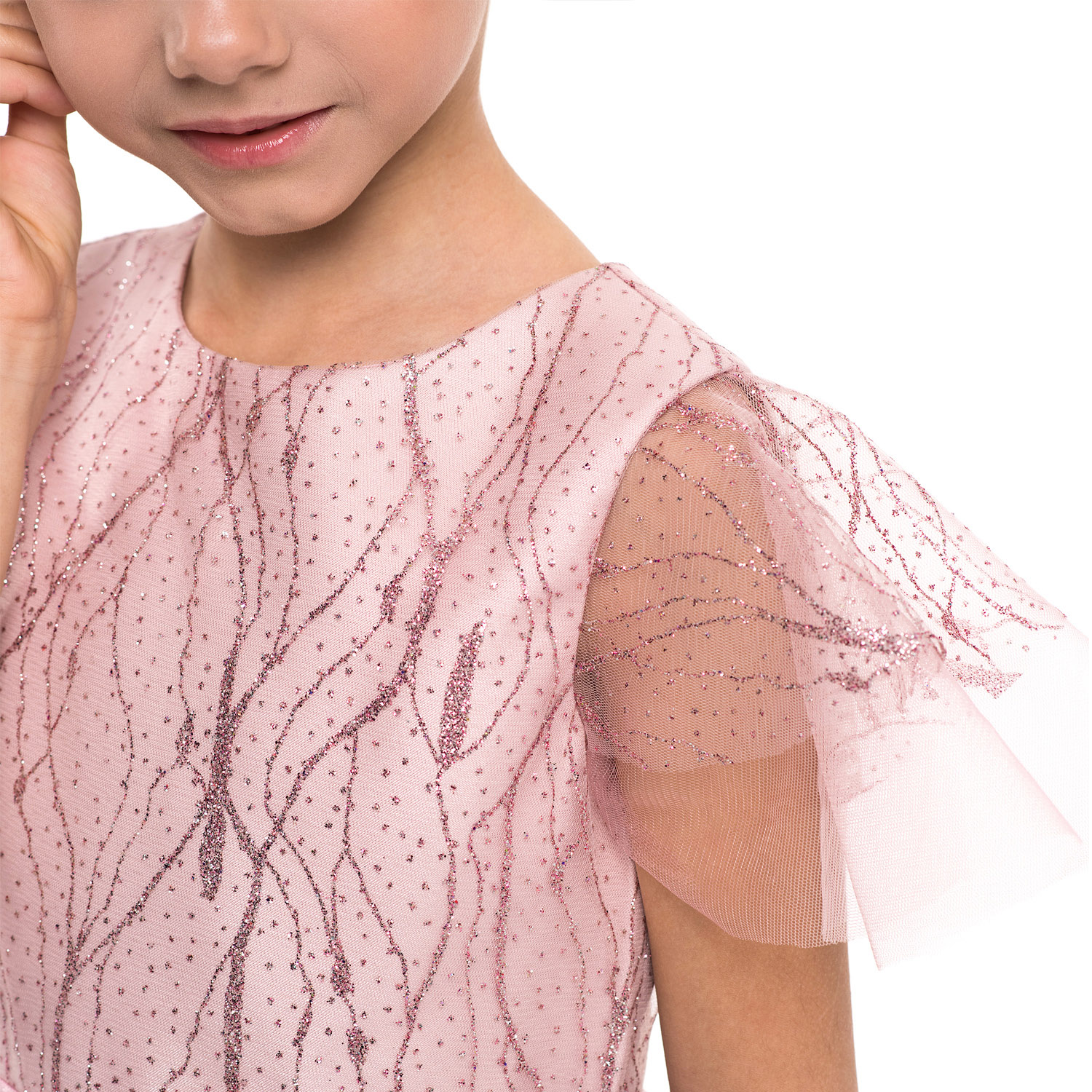 Платье LisaWeta D-021-22 розовый - фото 4