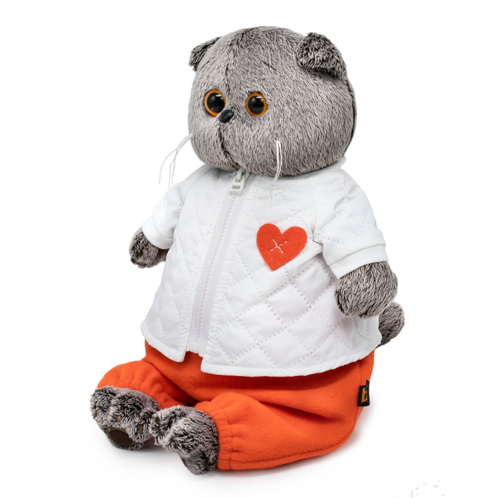 Мягкая игрушка BUDI BASA Басик в куртке и комбинезоне - фото 2