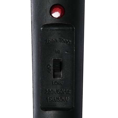 Плойка Luazon LW-03 30 Вт алюминиевое покрытие черная