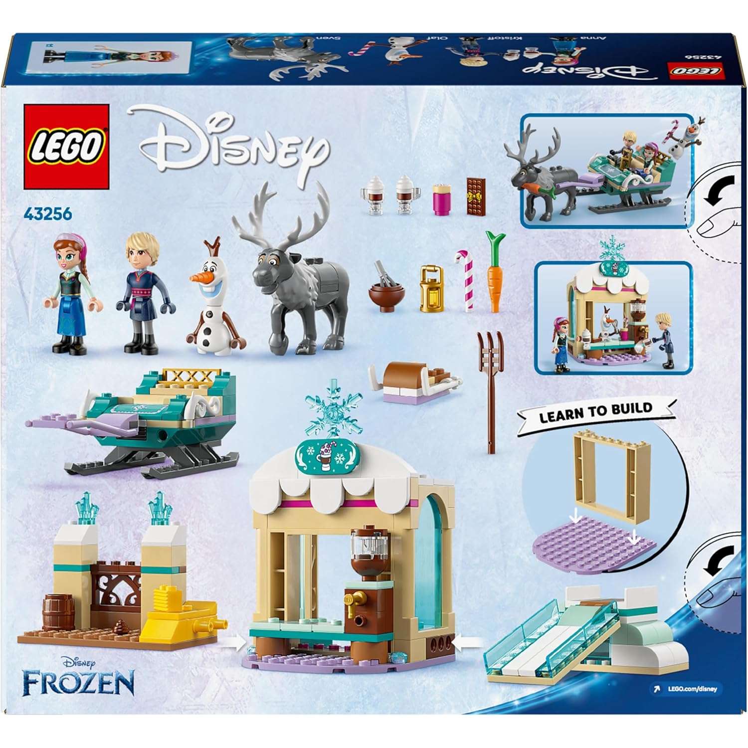 Конструктор LEGO Disney Princess Приключение Анны на санях блочный - фото 7