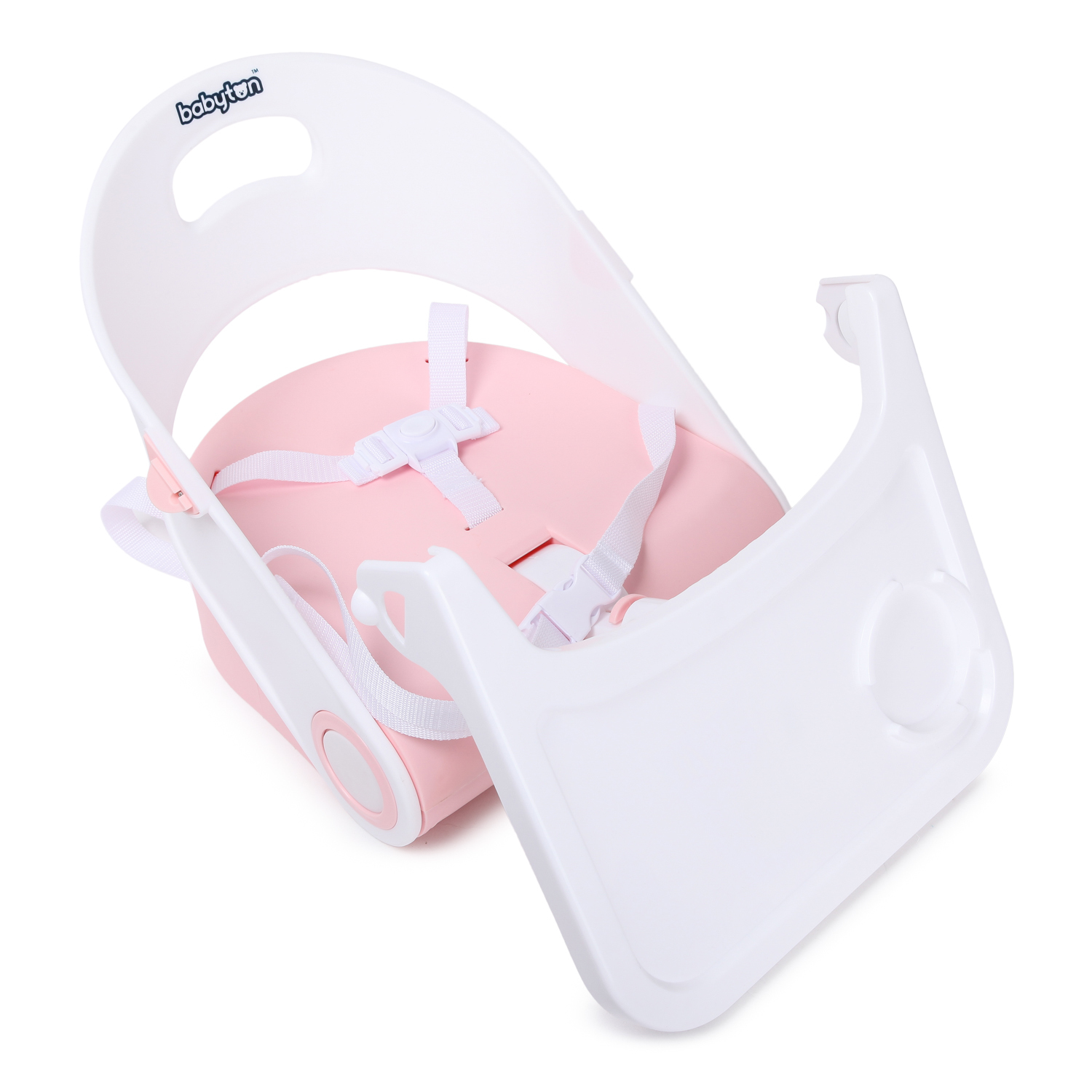 Стульчик для кормления Babyton Compact Pink бустер - фото 11