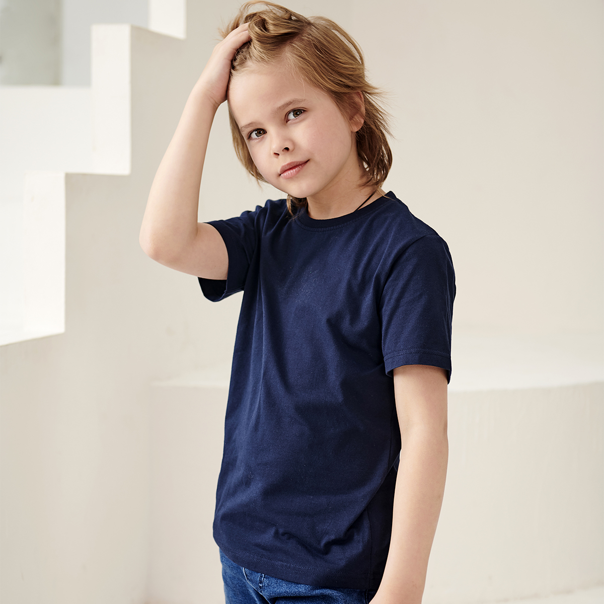 Футболка K R BABY KR-201513.1/Темно-синий - фото 1