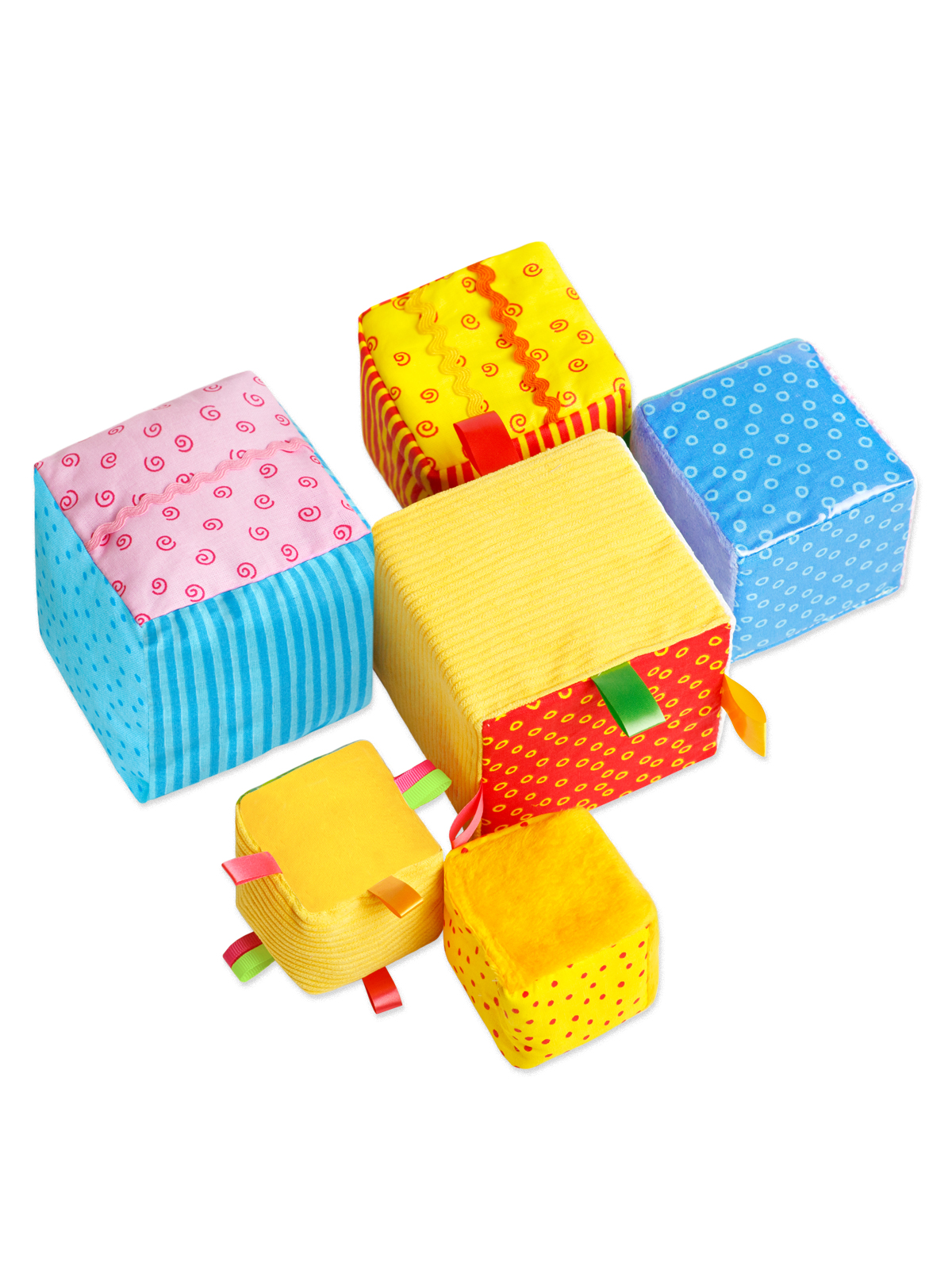 Игрушка Мякиши кубики Умные кубики 6 шт - фото 9