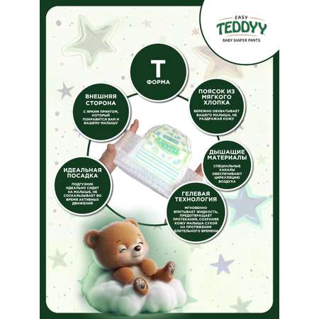 Трусики Teddy Baby 4 68 шт.