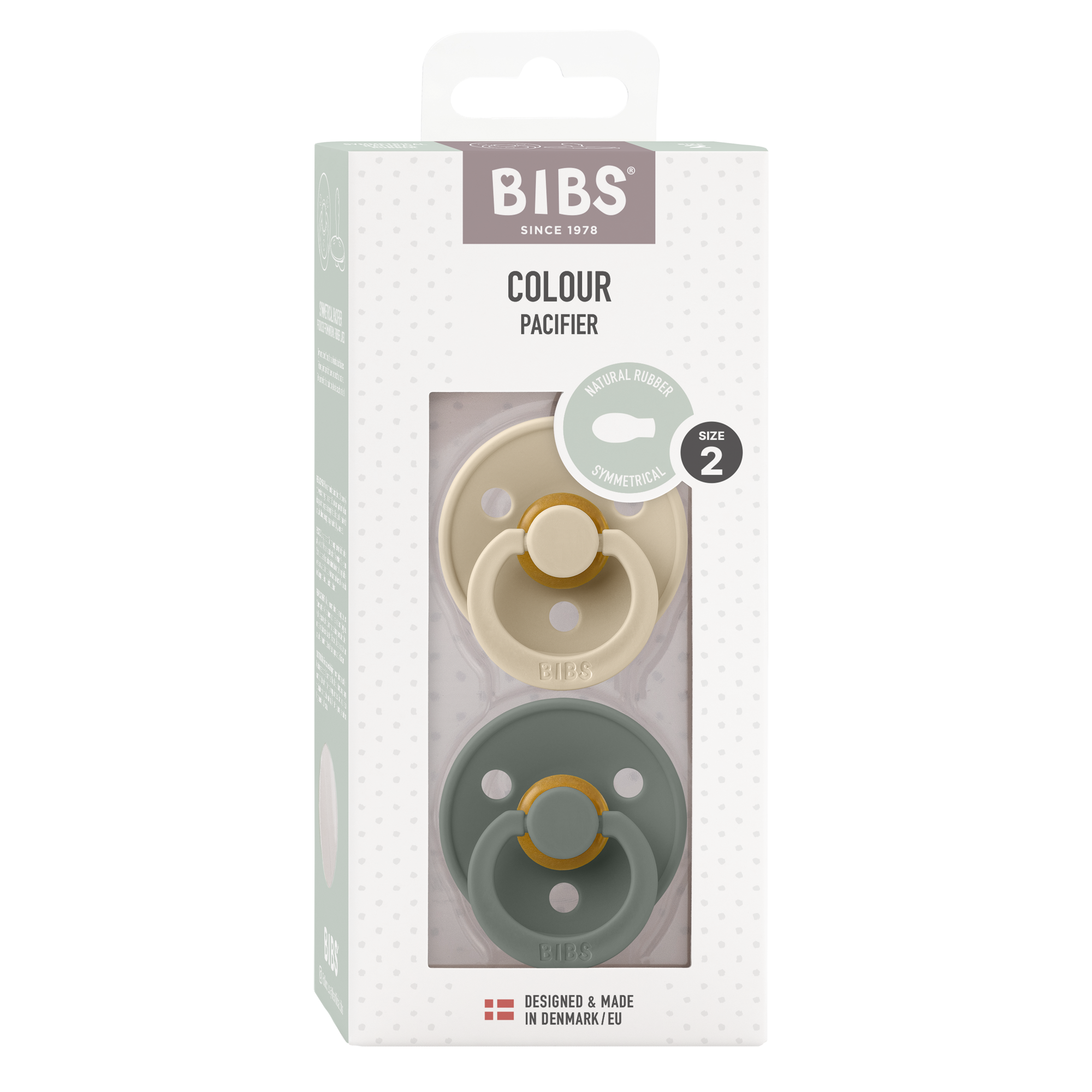 Пустышка BIBS латекс от 6 мес. 2 шт. - фото 2