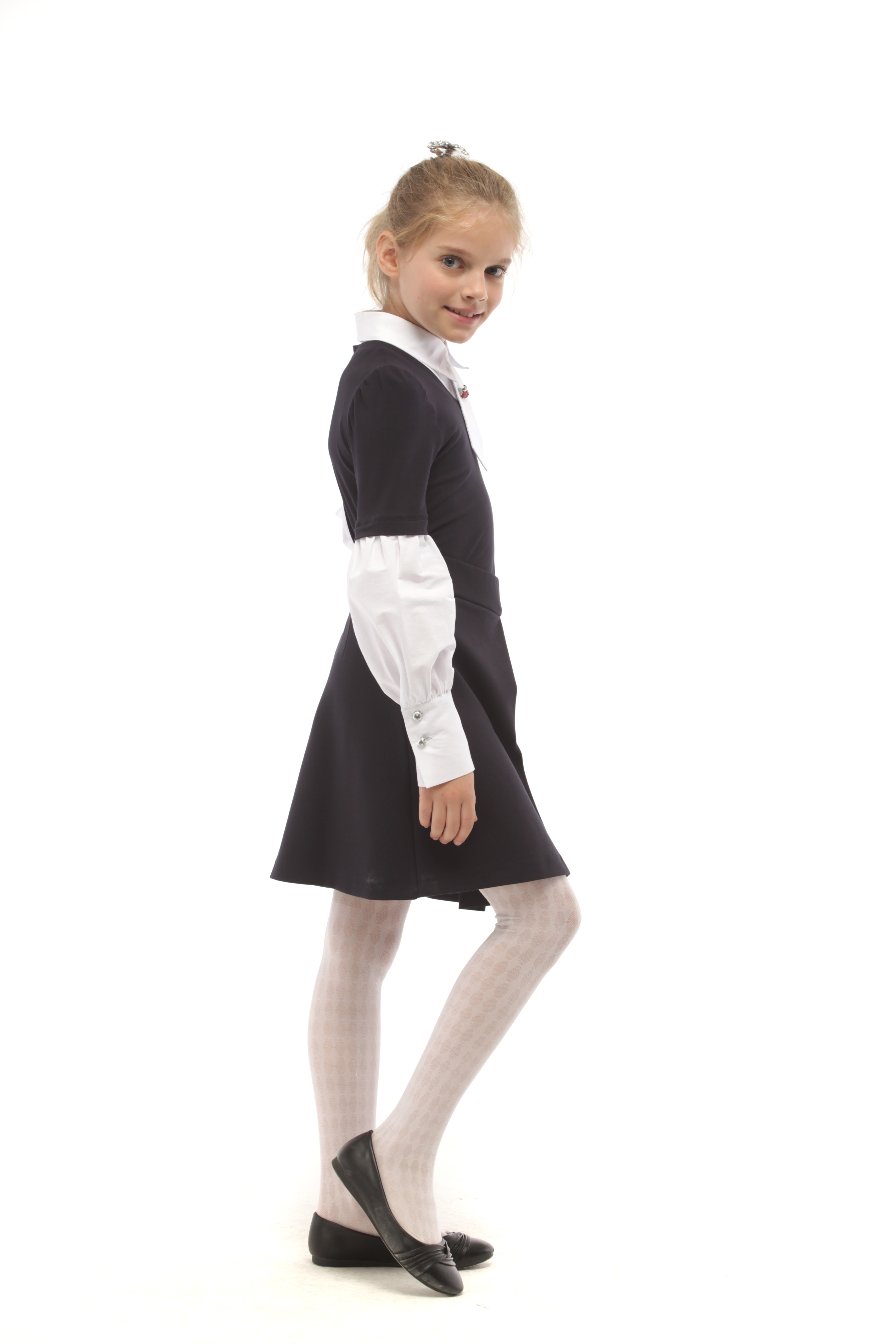 Юбка Stylish AMADEO AS-075-синий - фото 4