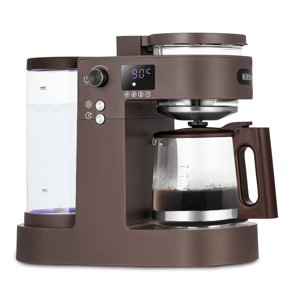 Кофеварка "2 в 1" KITFORT КТ-7590 - фото 1