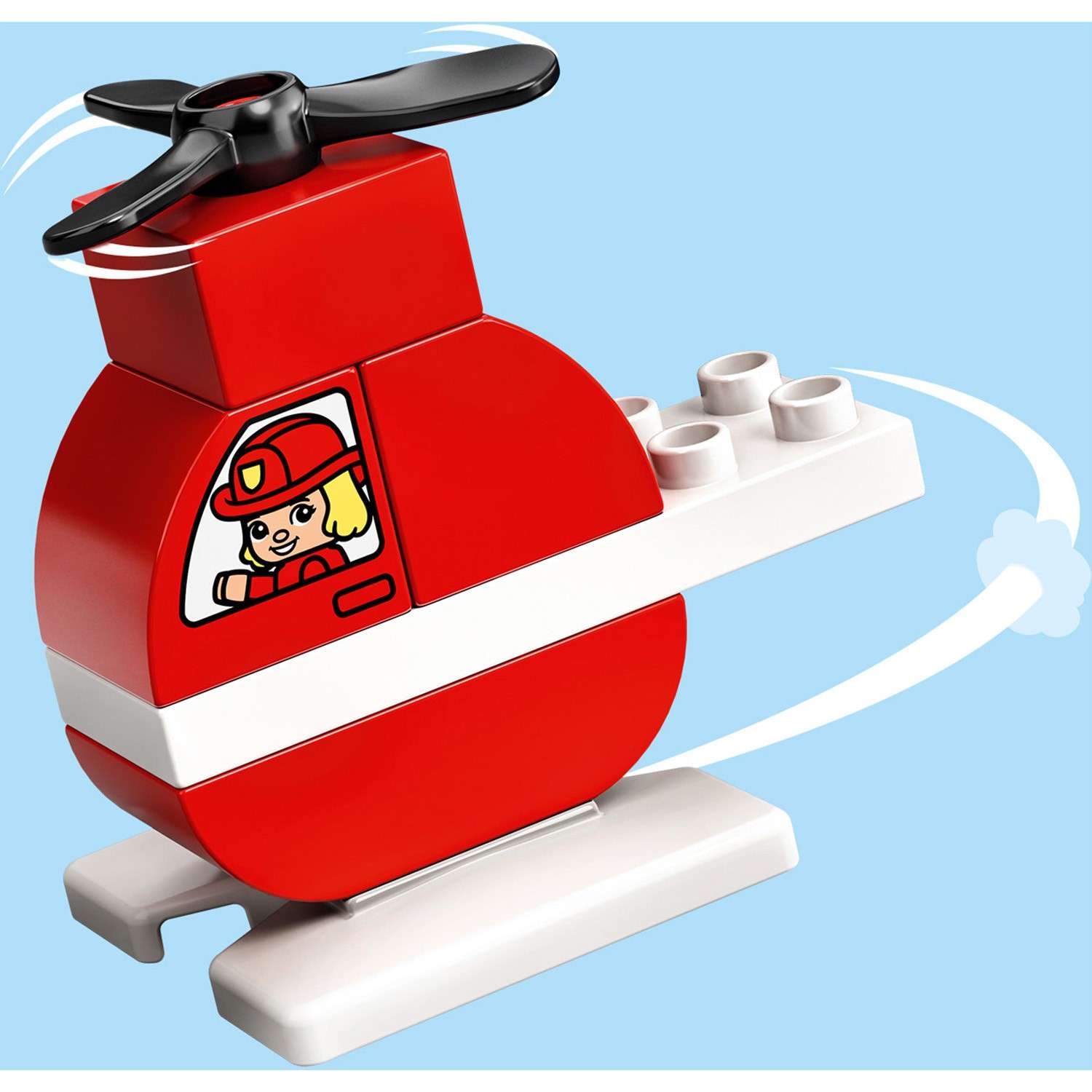 Конструктор LEGO DUPLO Fire Helicopter Police Car 14 дет. - фото 4