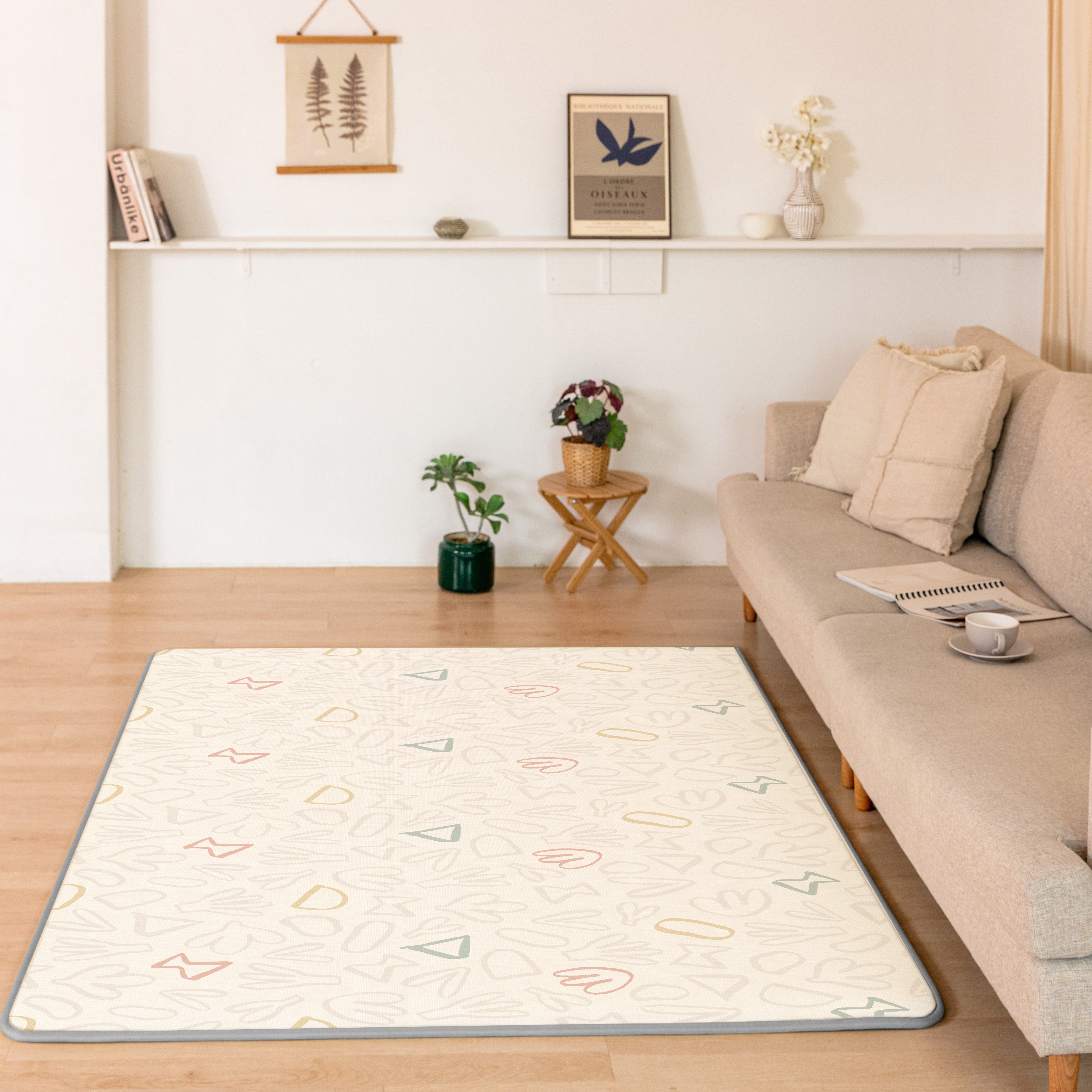 Коврик двухсторонний Parklon Prime Living Пастель и Тераццо 150x200x1 см - фото 14