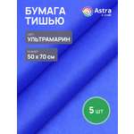 Бумага Astra Craft 50х70см 5 шт FT-31 ультрамарин