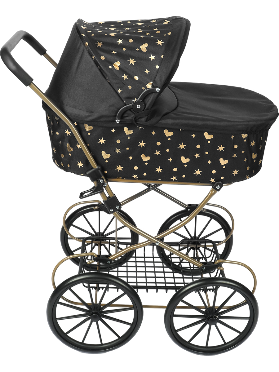 Коляска-люлька для кукол Рыжий кот 9673-GN - фото 4