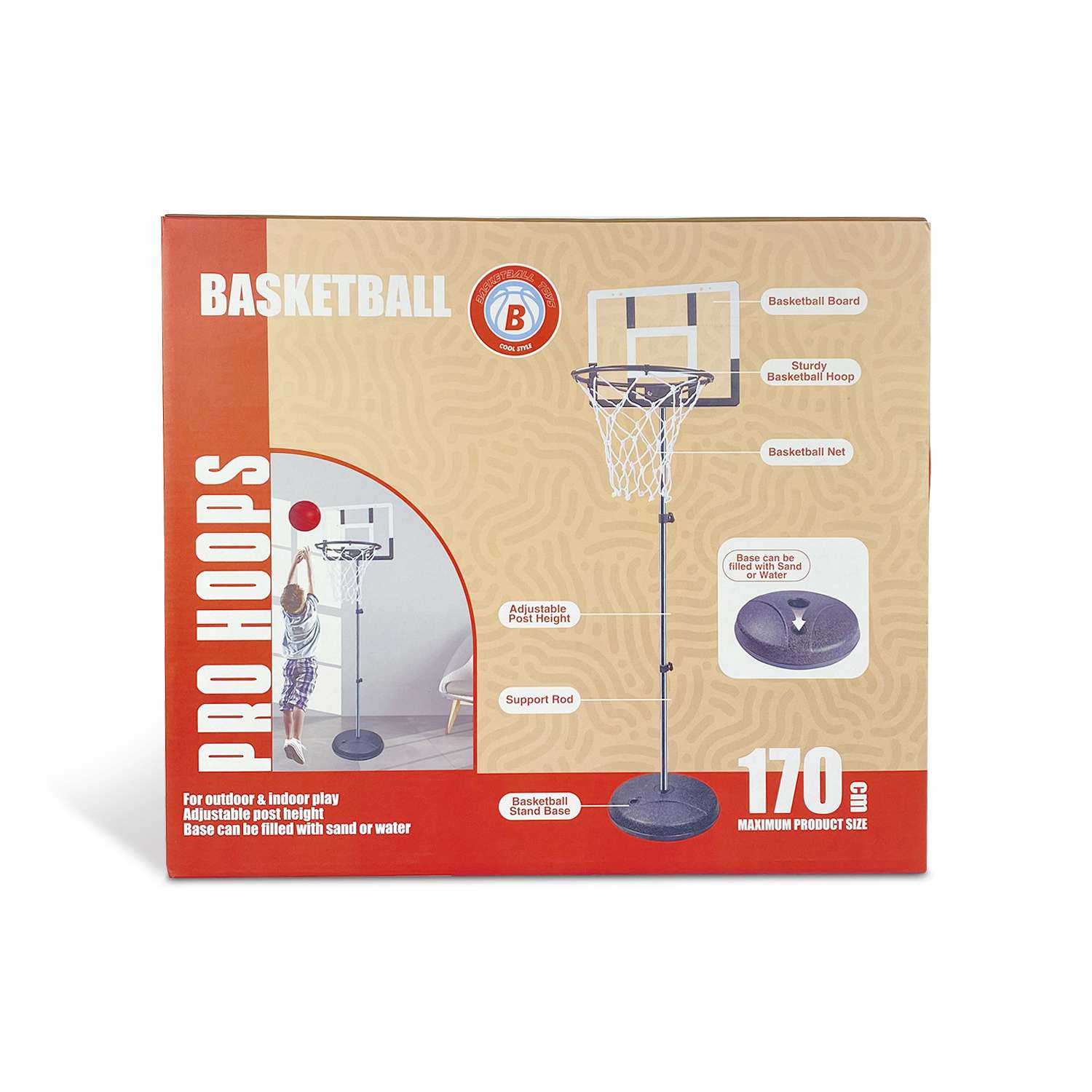 Набор для баскетбола YoFun на стойке GG054766 - фото 9
