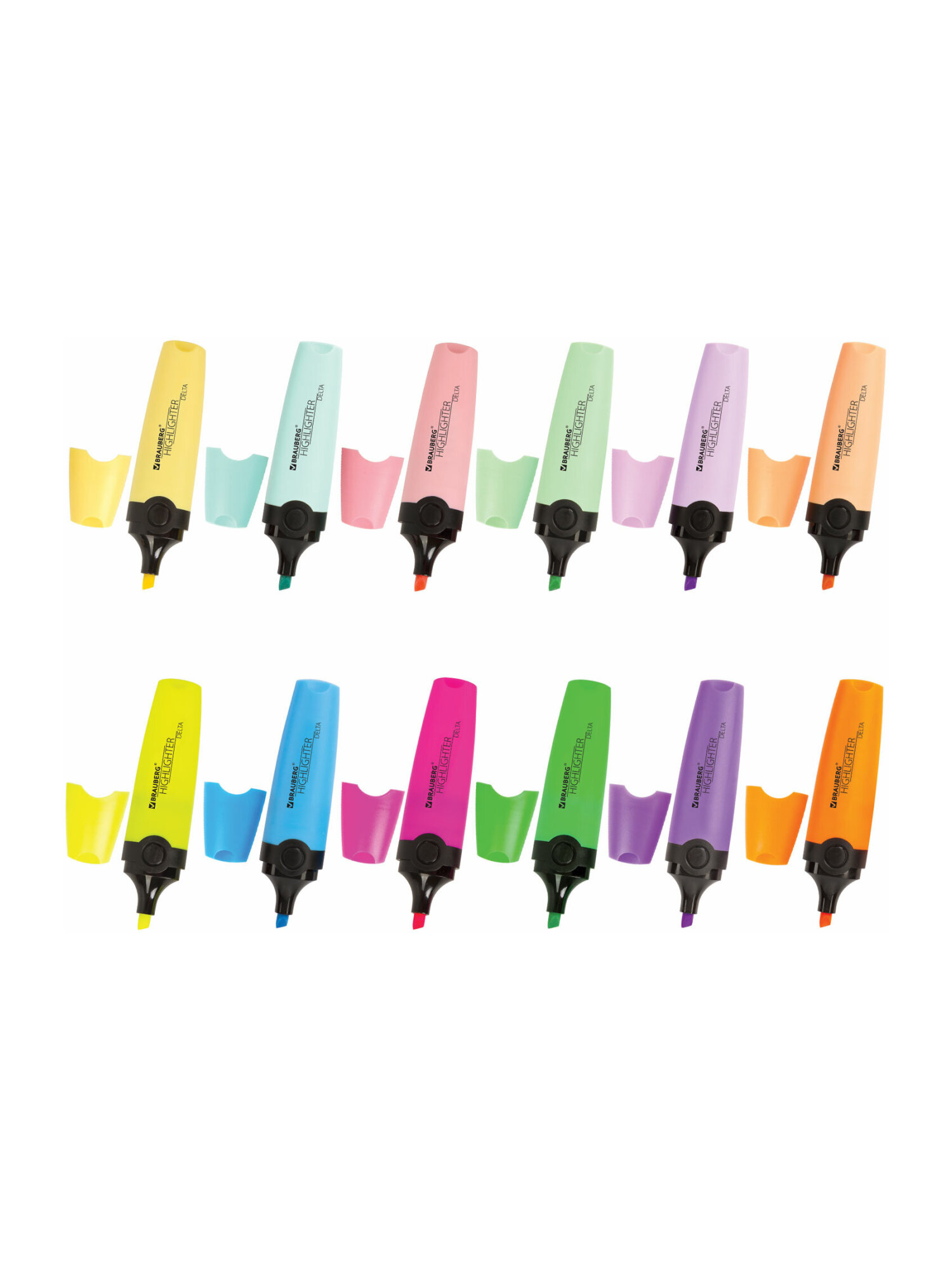 Текстовыделители Brauberg 12 шт. - фото 7