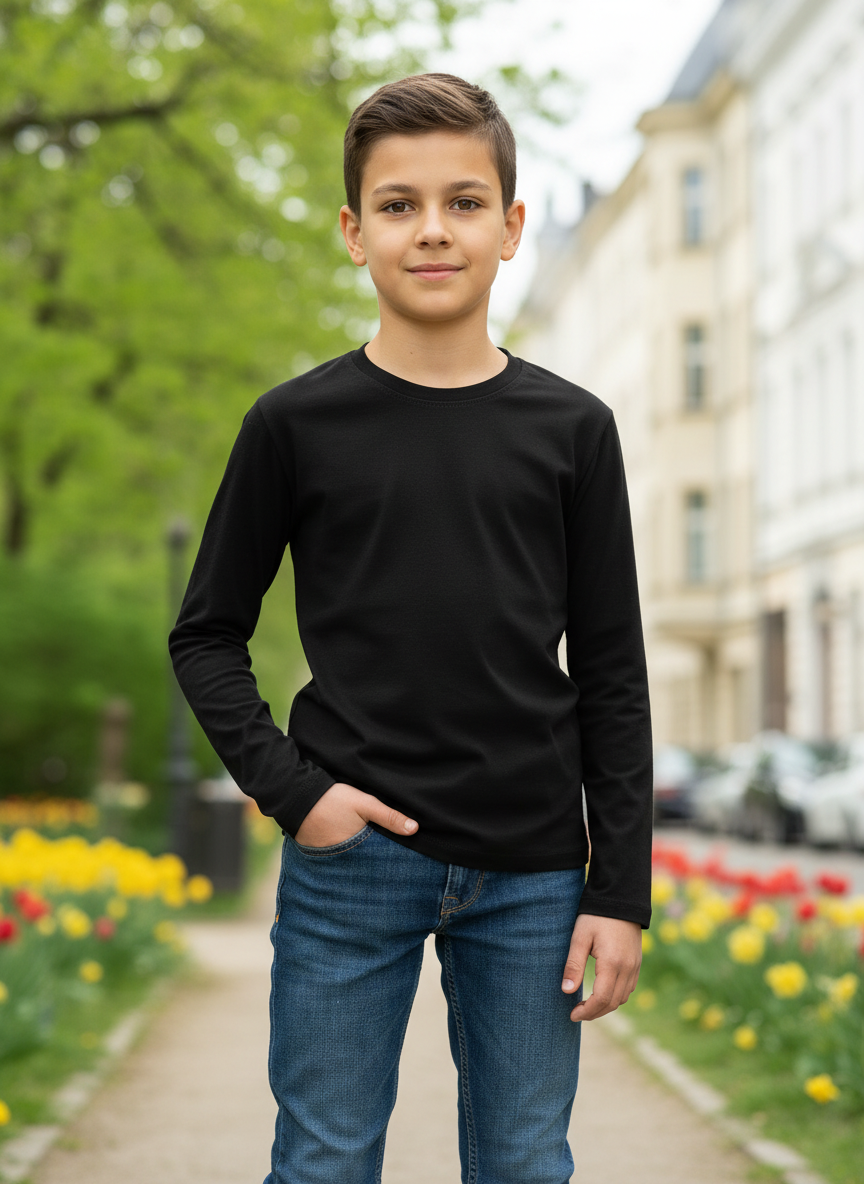 Лонгслив Утенок 698/1 черный - фото 5