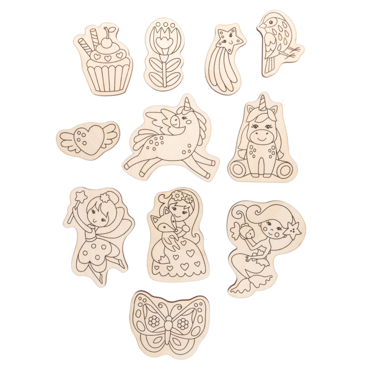 Набор для творчества Десятое королевство Заготовка Сказка роспись красками - фото 2