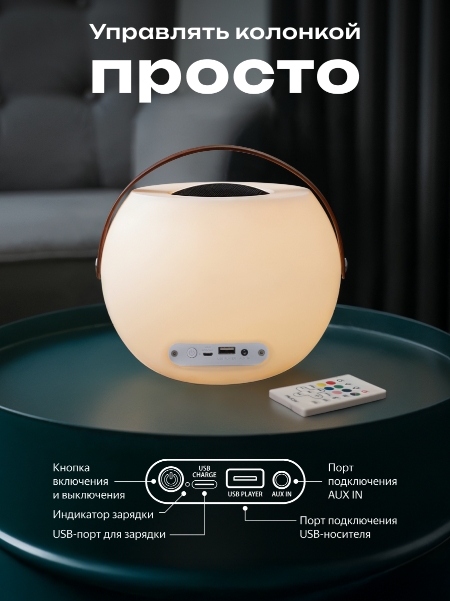 Колонка bluetooth PLOY - фото 7