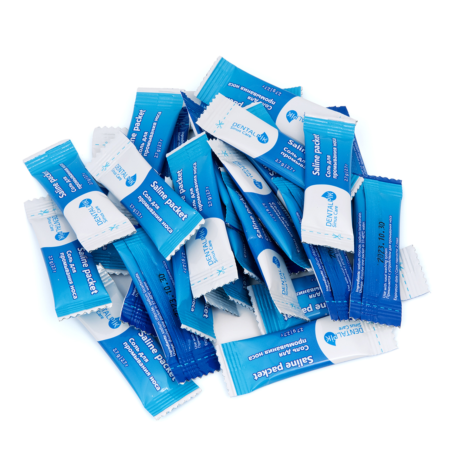 Соль для промывания носа Dentalpik морская Sinus Care косметическая 30 пакетиков в упаковке - фото 8