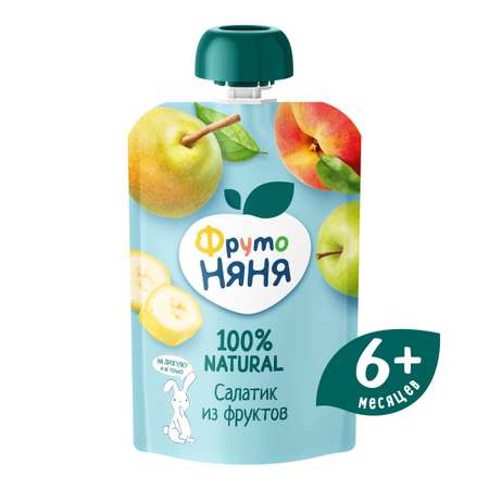 Пюре ФрутоНяня Салатик из фруктов с 6 мес 90 г