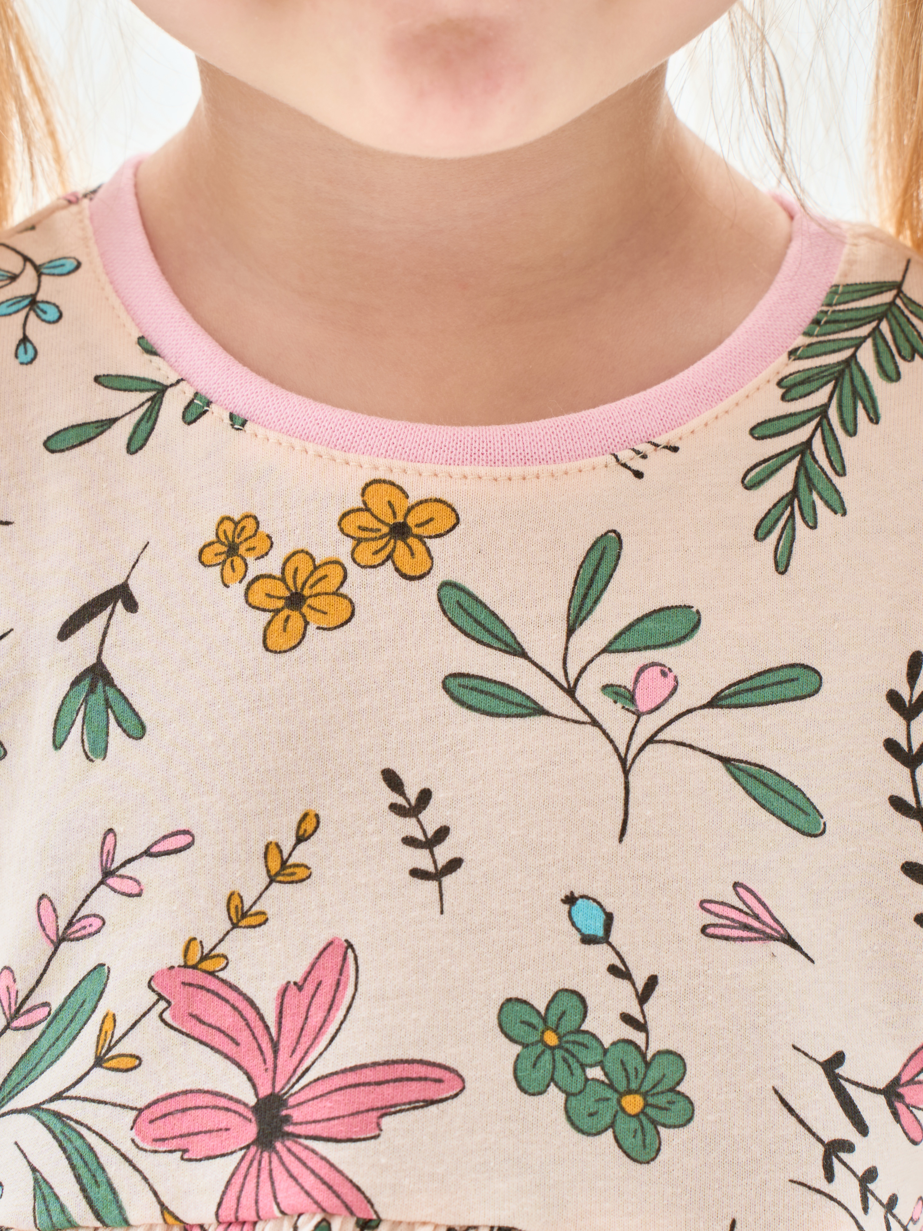 Платье LEVA платье для девочки с коротким рукавом_цветочный сад - фото 5