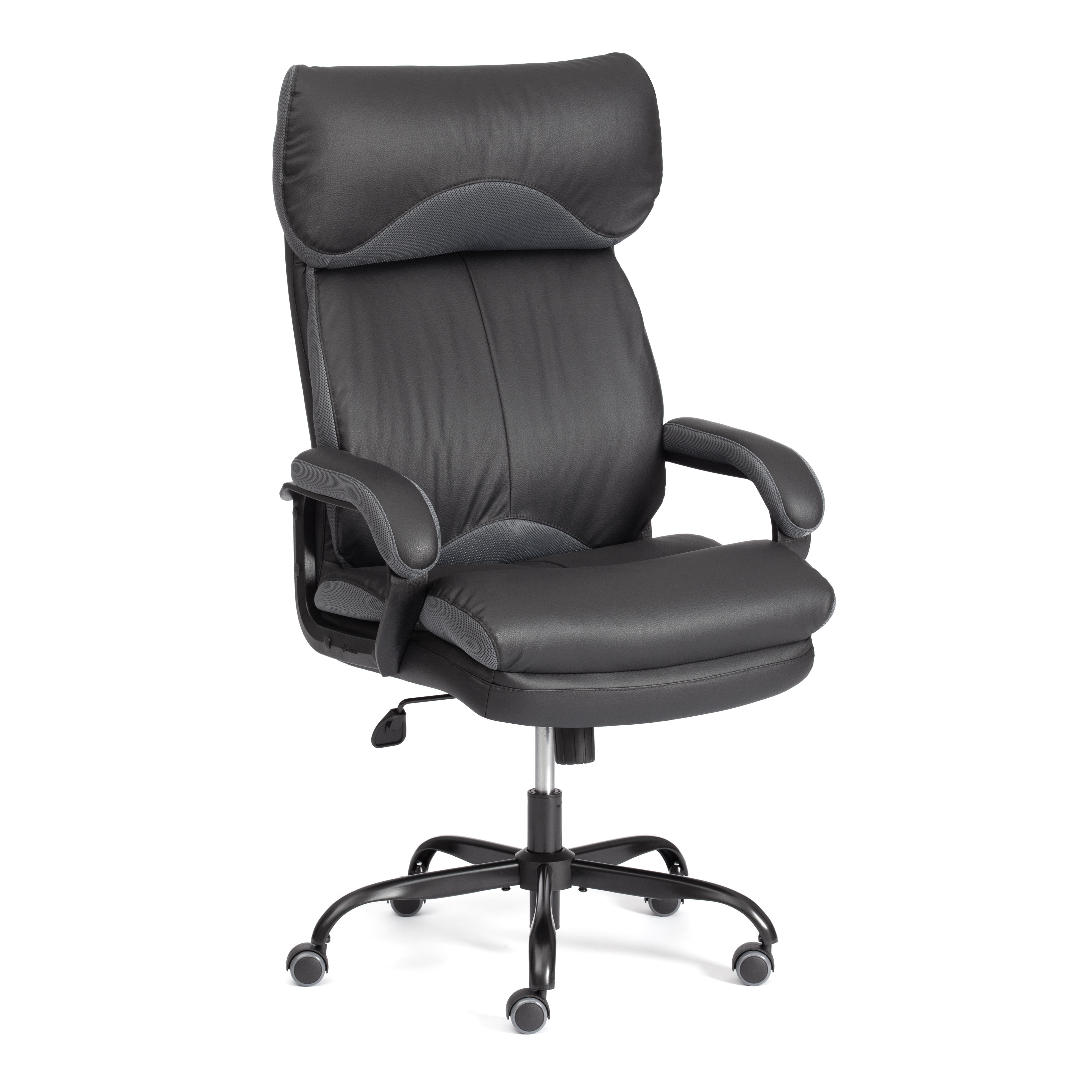Компьютерное кресло TETCHAIR Дюк МеталБл черный серый - фото 3