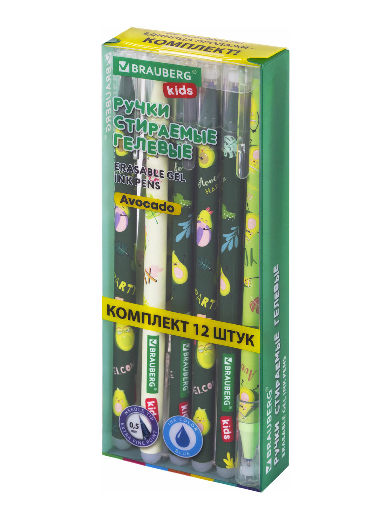 Ручка со стираемыми чернилами Brauberg 12 шт. - фото 5