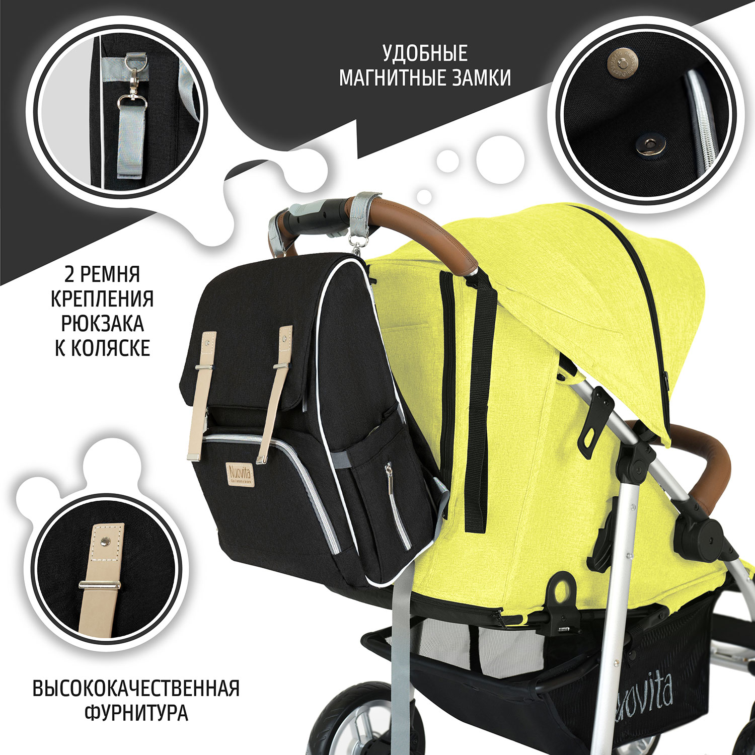 Рюкзак Nuovita CAPCAP rotta - фото 5