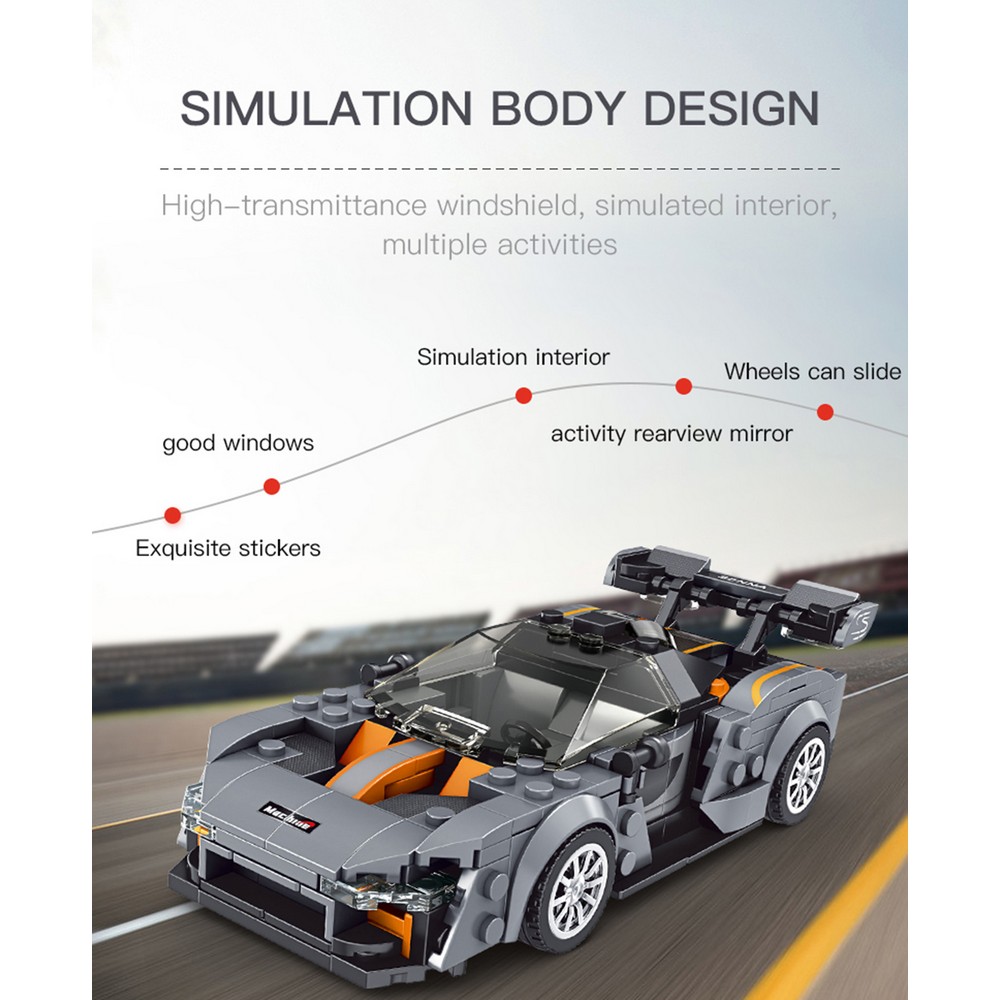 Конструктор Mould King McLaren Senna блочный - фото 3