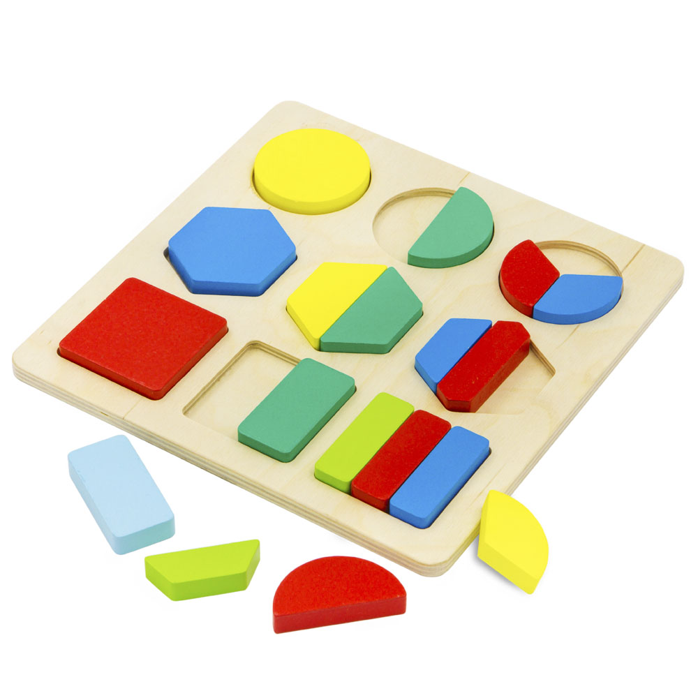 Настольная игра Alatoys ГЕОМЕТРИЧЕСКИЕ ДРОБИ 18деталей - фото 11