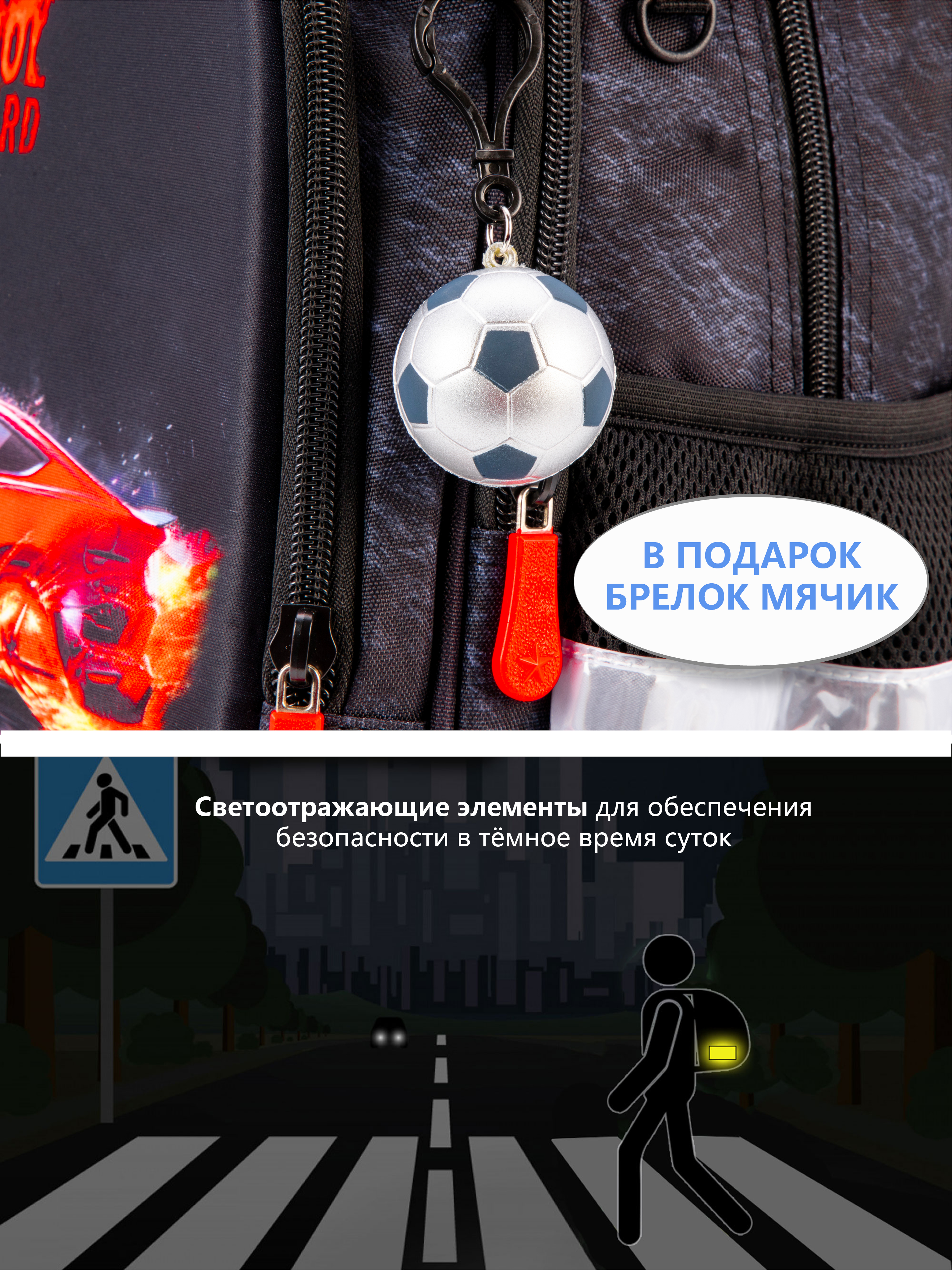 Рюкзак School Standard для мальчика набор 8 в 1 - фото 8