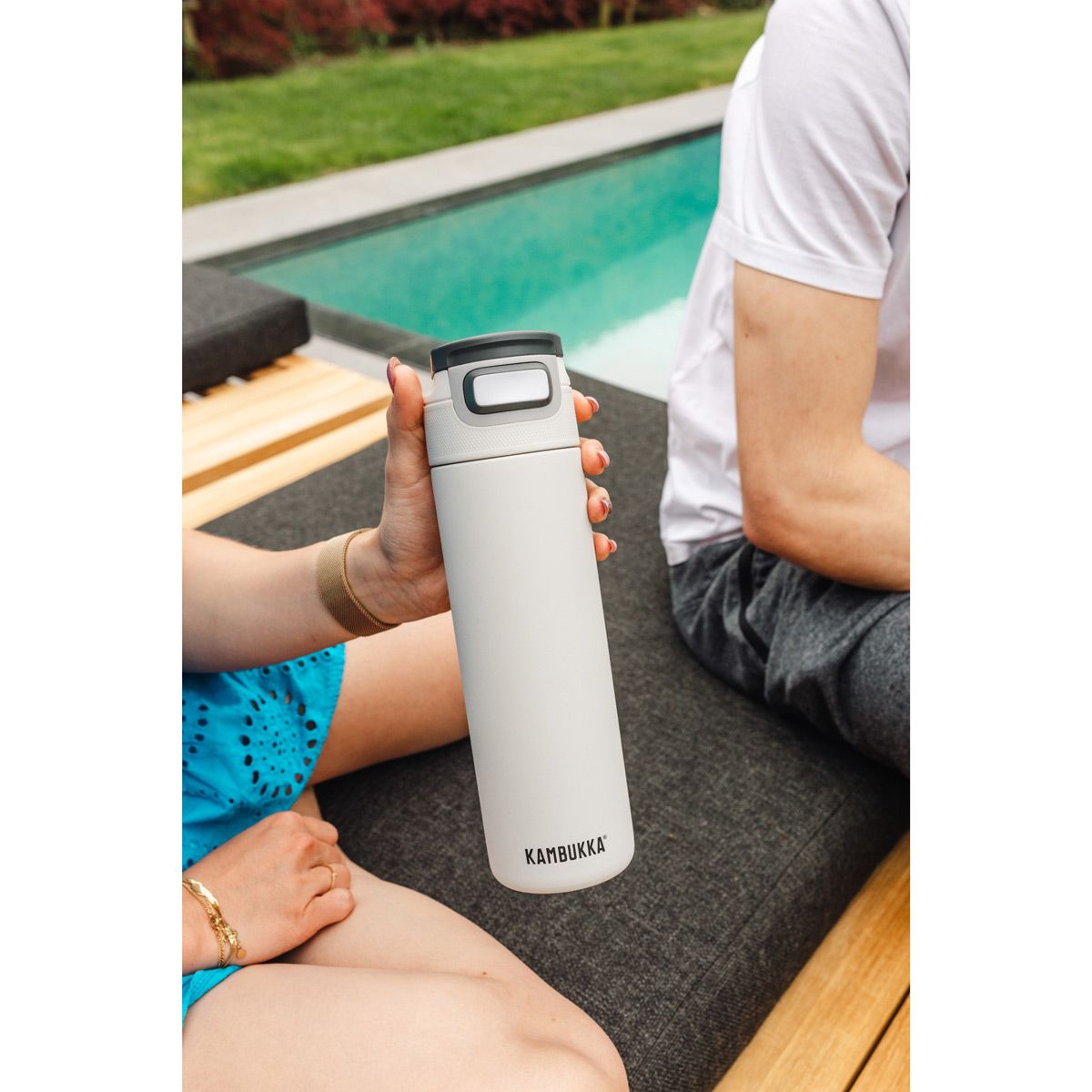 Термобутылка Kambukka Elton 600мл белая 11-03035 - фото 9