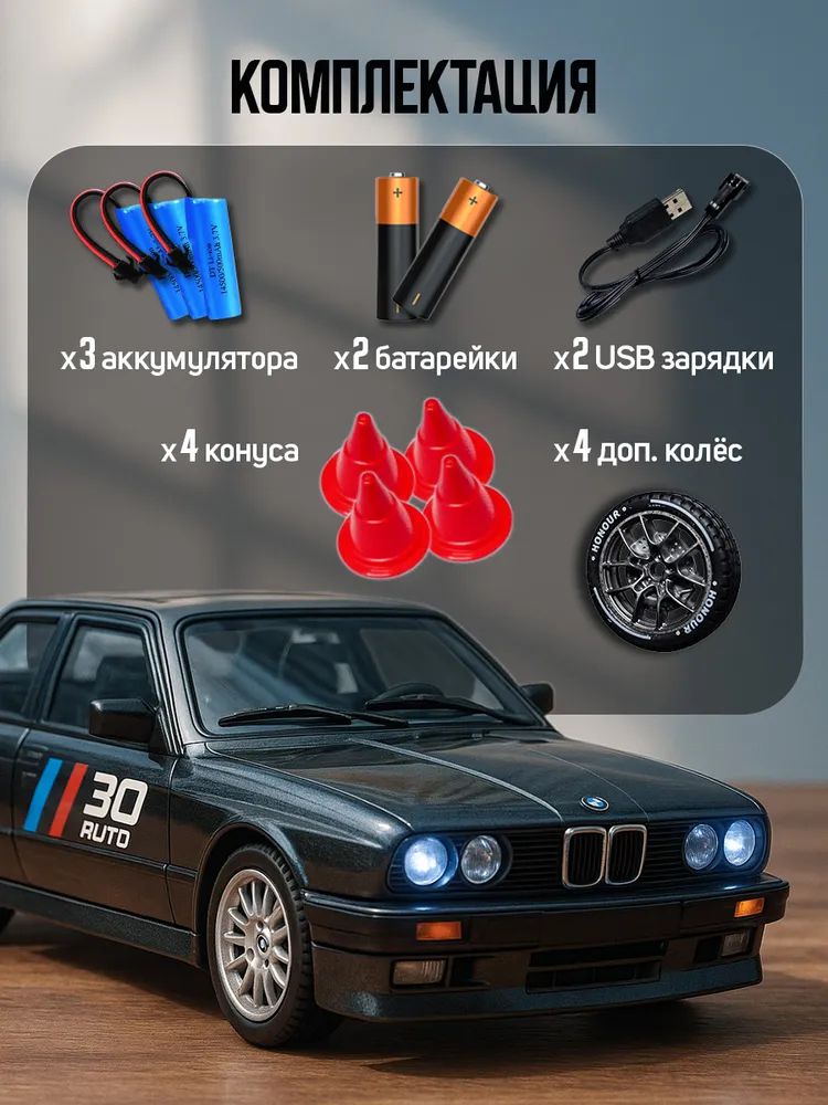 Автомобиль РУ NEEDCARS BMW 1:24 - фото 3