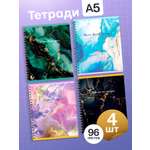 Тетрадь AXLER клетка 96 лист. 4 шт.