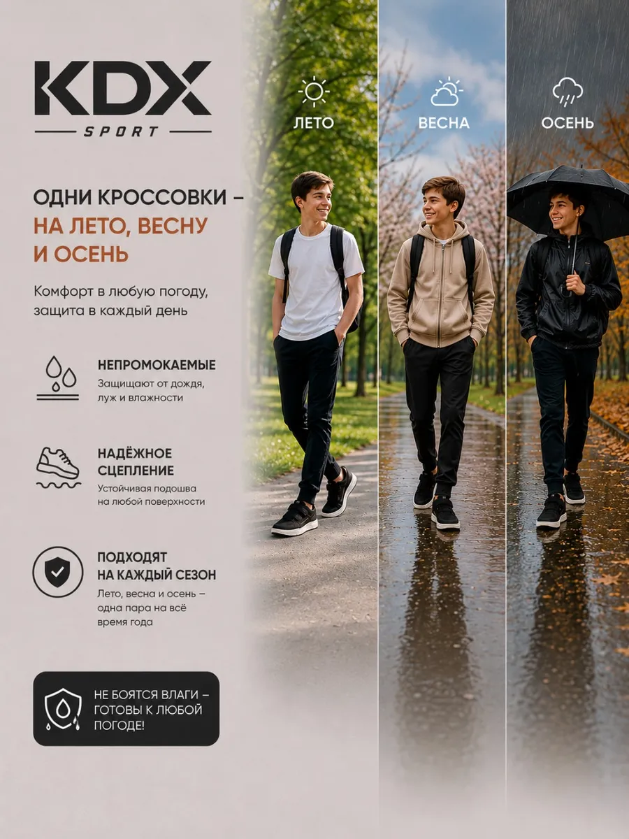 Кроссовки KDX ATSS-01 black - фото 12