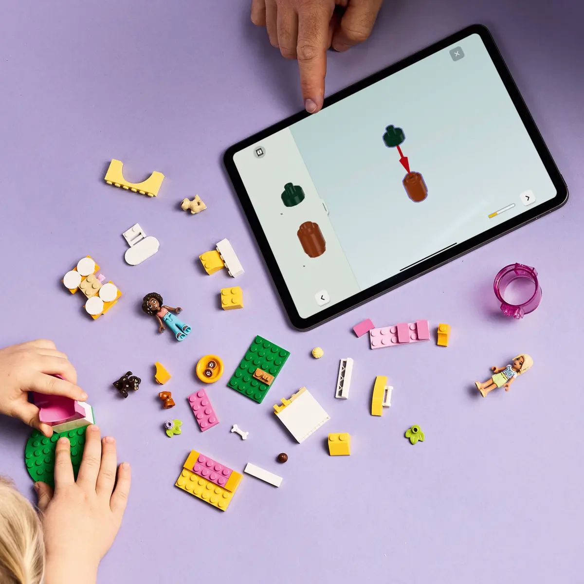 Конструктор LEGO Friends Игровая площадка для щенков 66 дет. - фото 9