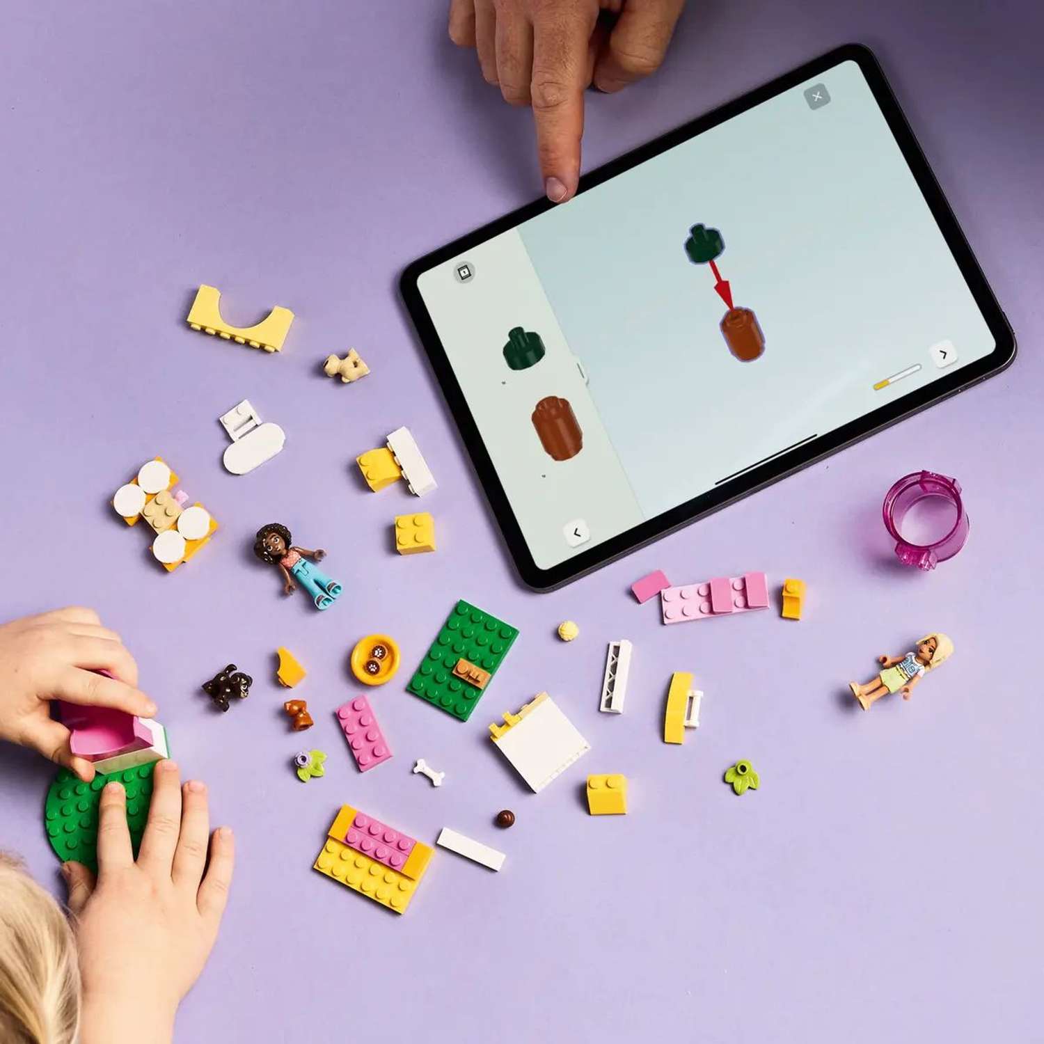 Конструктор LEGO Friends Игровая площадка для щенков 66 дет. - фото 9