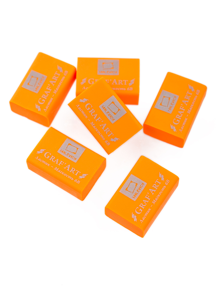 Ластик Малевичъ мандариновый 6 шт. - фото 8