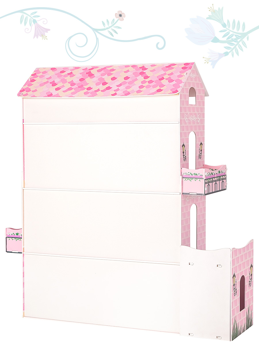 Домик для кукол PAREMO 121 см с мебелью PD316-01 - фото 13
