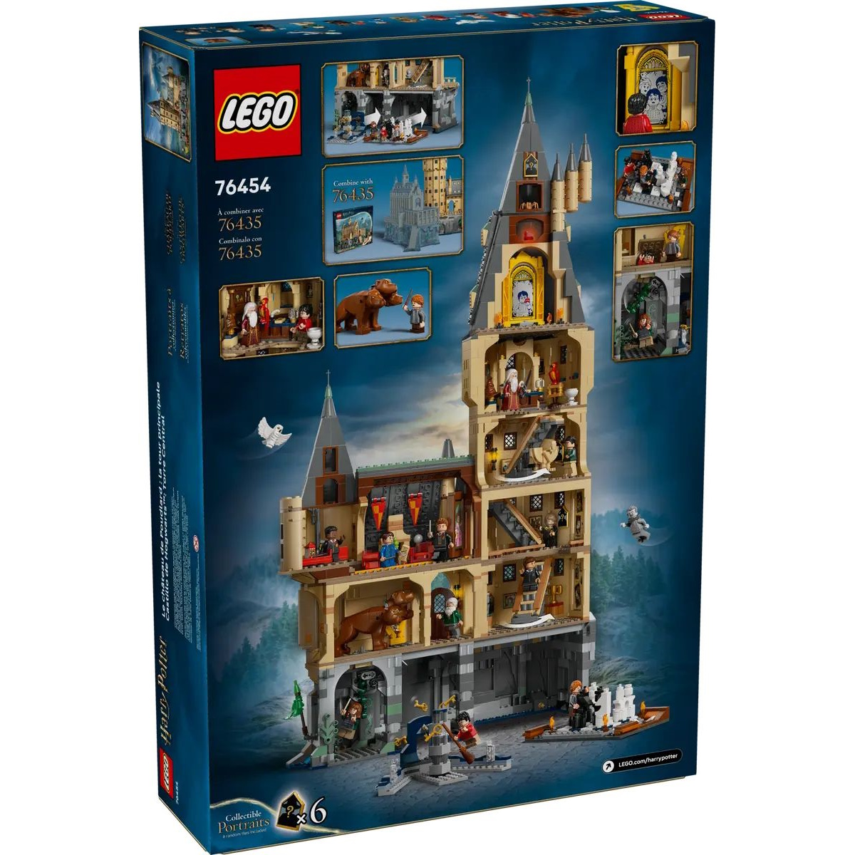 Конструктор LEGO Harry Potter Замок Хогвартс главная башня блочный - фото 9