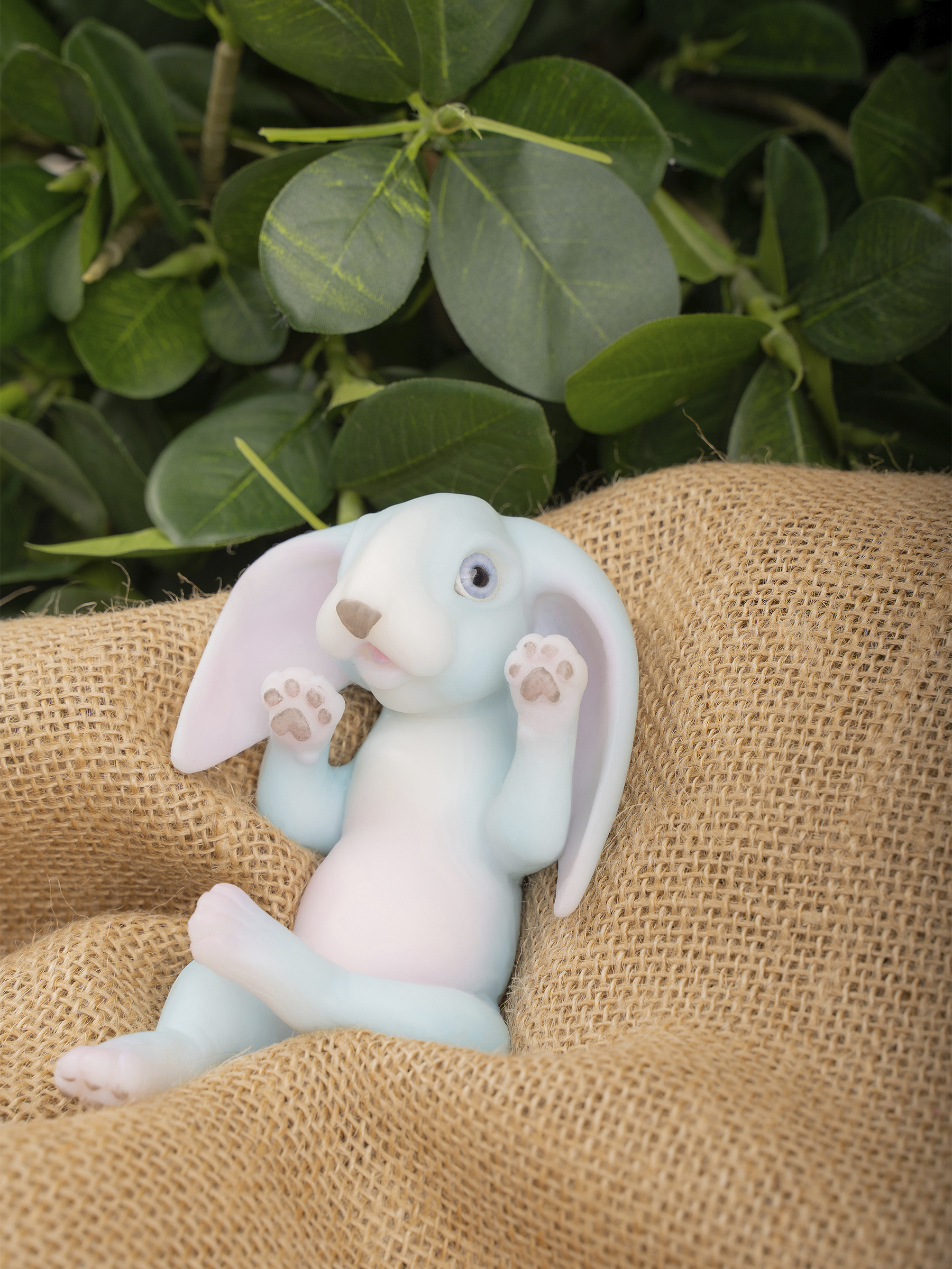 Кукла мини Magic Manufactory Magic history Зайчонок голубой высота 15 см 4631169404130 - фото 22