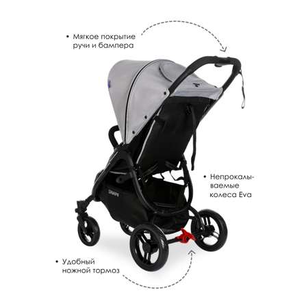Коляска прогулочная Valco baby Snap 4 Flatt Matt / Cool Grey