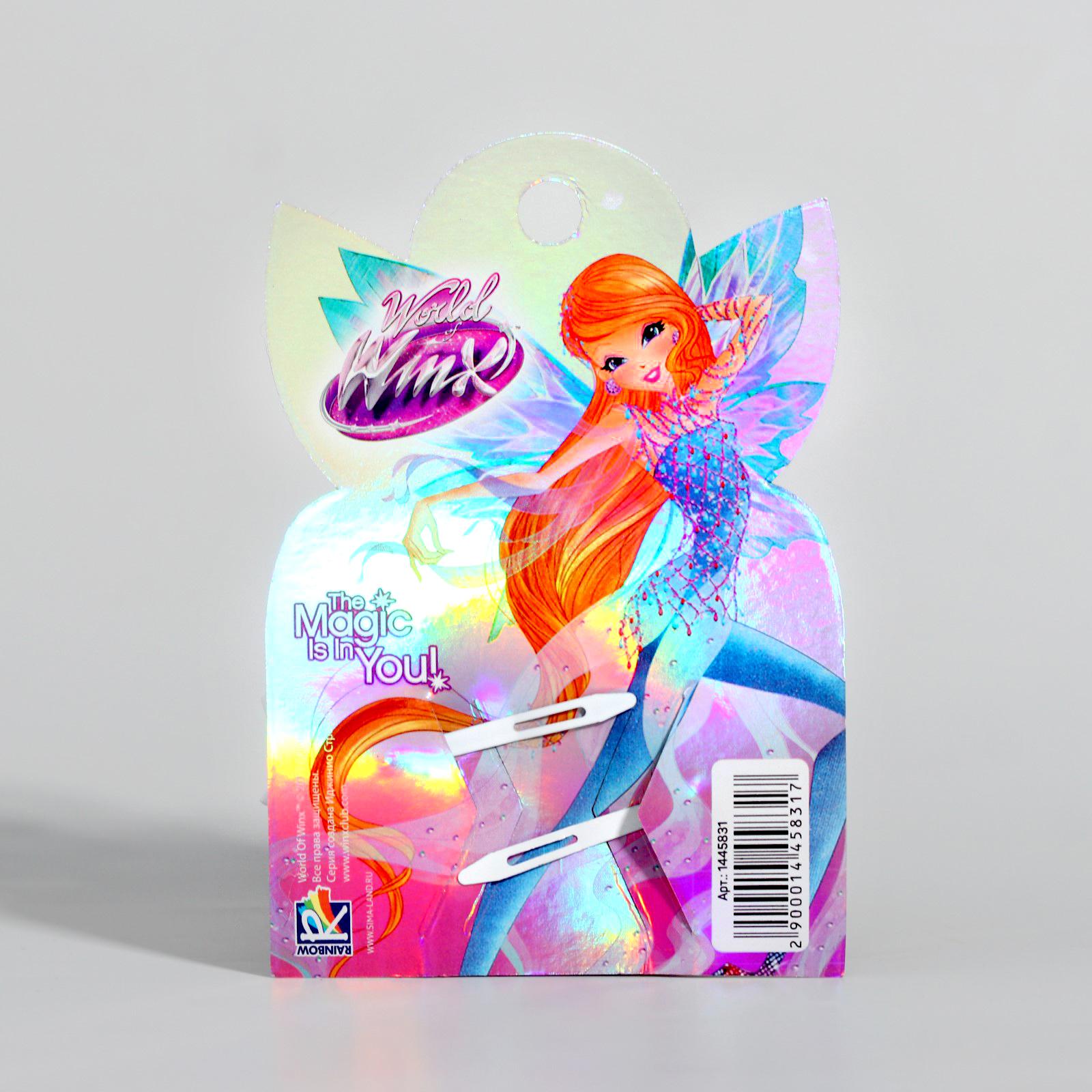 Набор зажимов WINX с цветком Феи 2 шт Winx 1445831 - фото 3