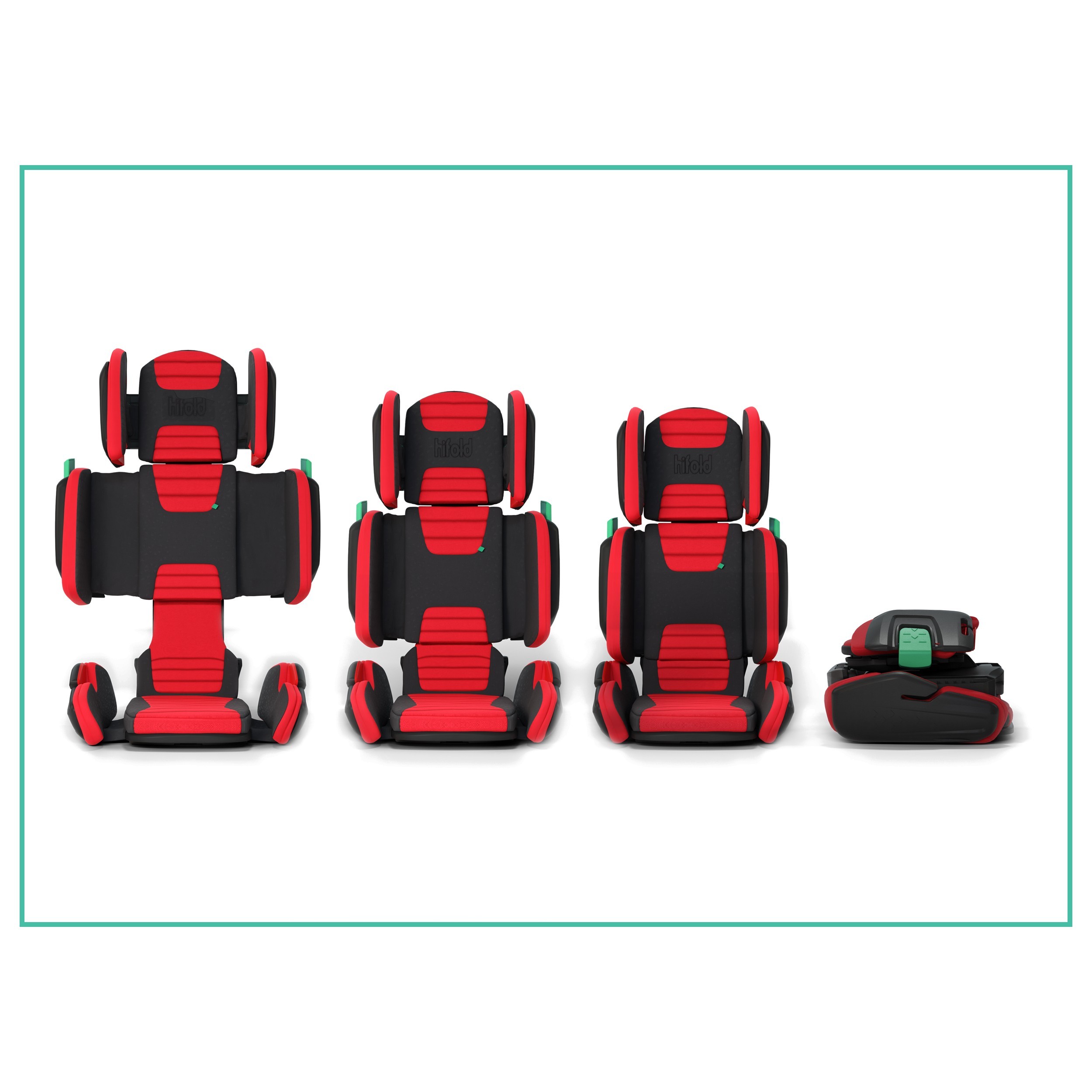 Автокресло Hifold Racing Red 2/3 (15-36 кг) - фото 19