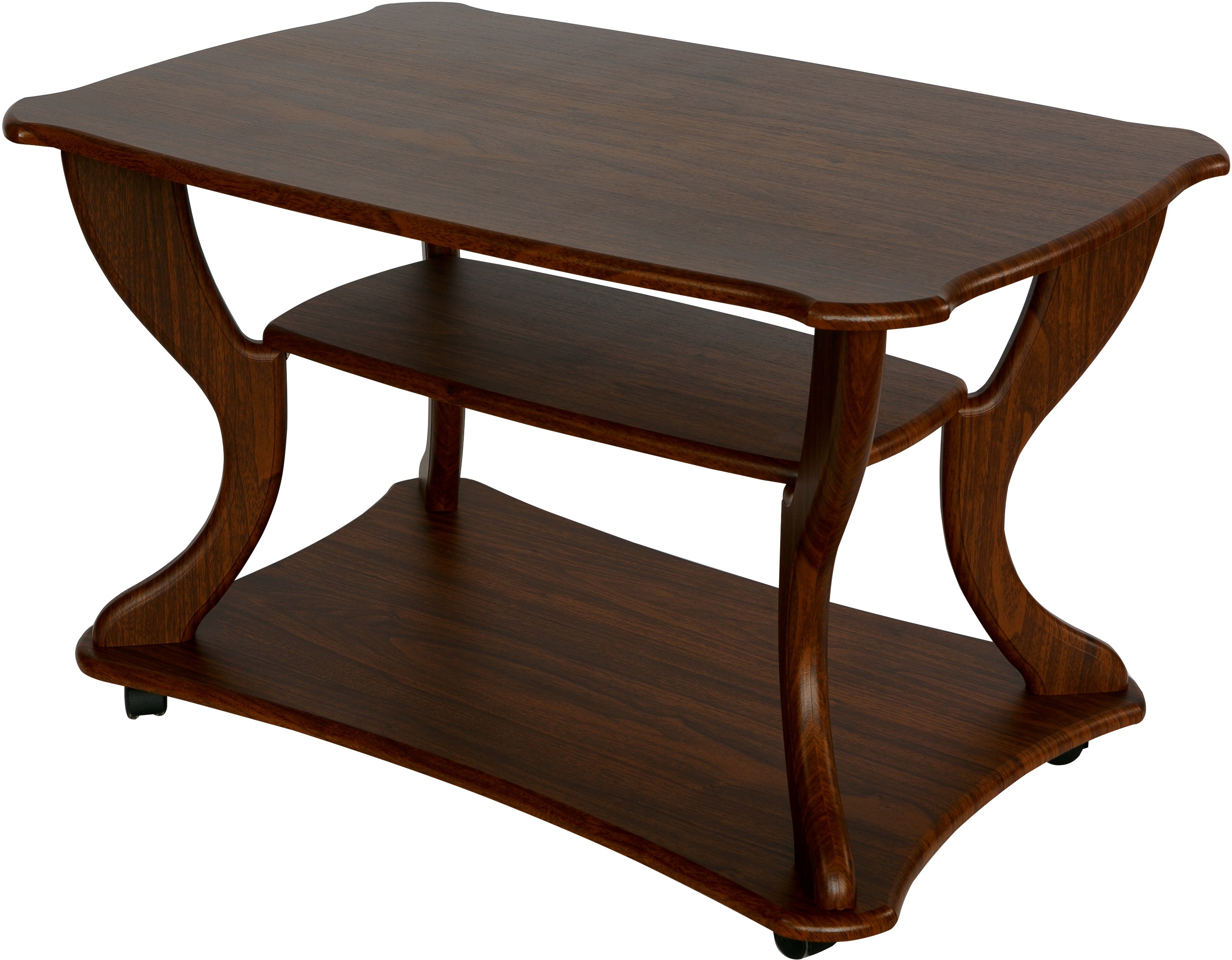 Стол журнальный КАЛИФОРНИЯ МЕБЕЛЬ Маэстро СЖ-02 орех - фото 1