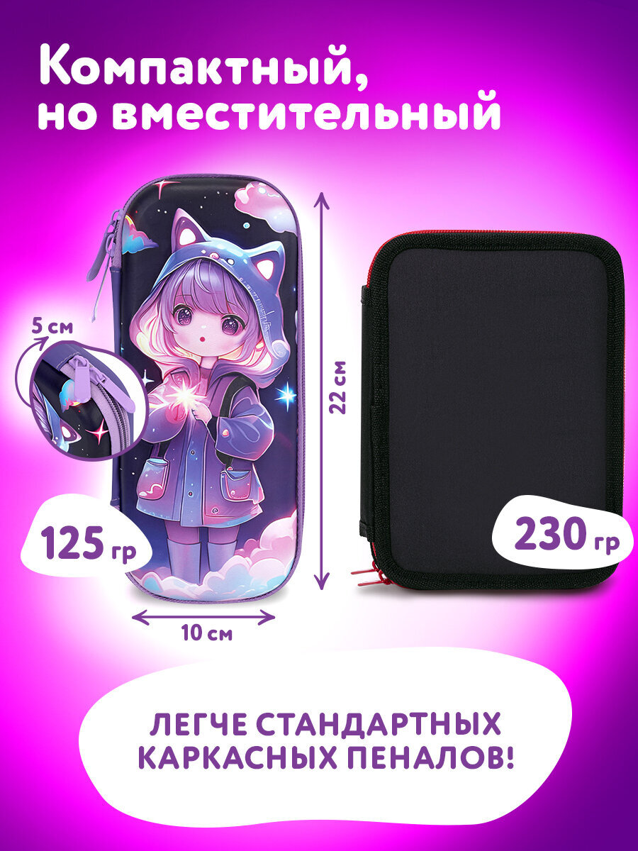 Пенал Юнландия аниме-девушка - фото 5