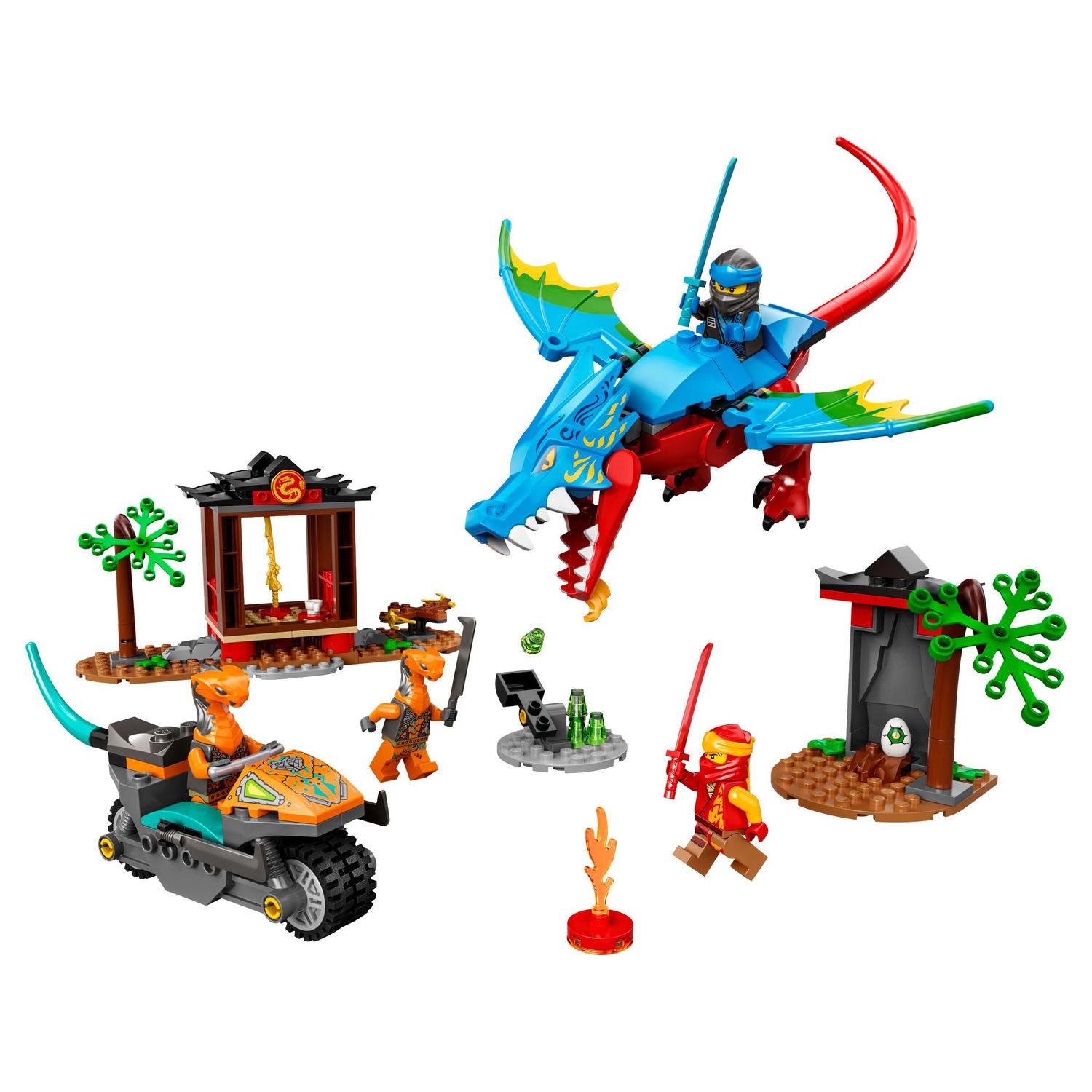 Конструктор LEGO NINJAGO Ninja Dragon Temple блочный - фото 2