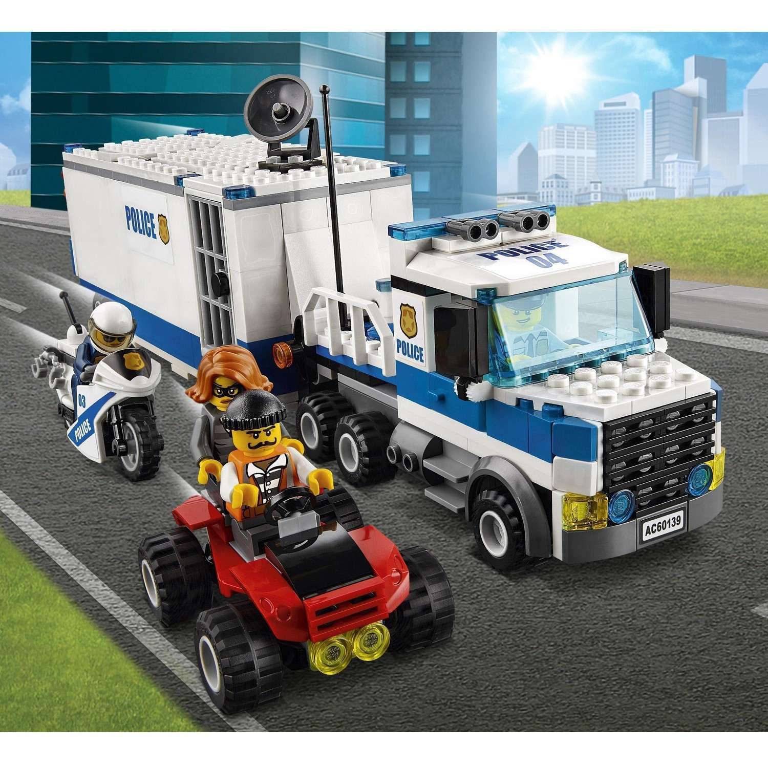 Конструктор LEGO City Police Командный центр блочный - фото 9