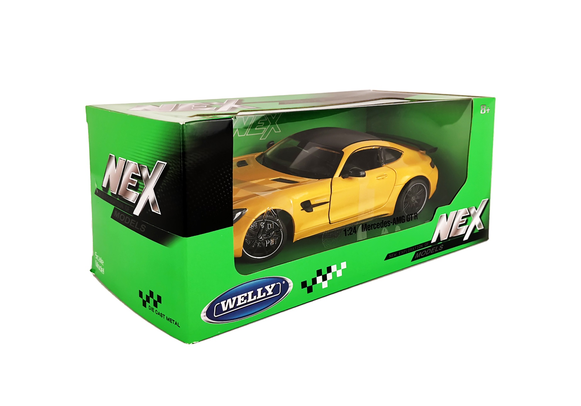 Автомобиль Welly Mercedes Benz Amg GT R 1:24 24081W - фото 5