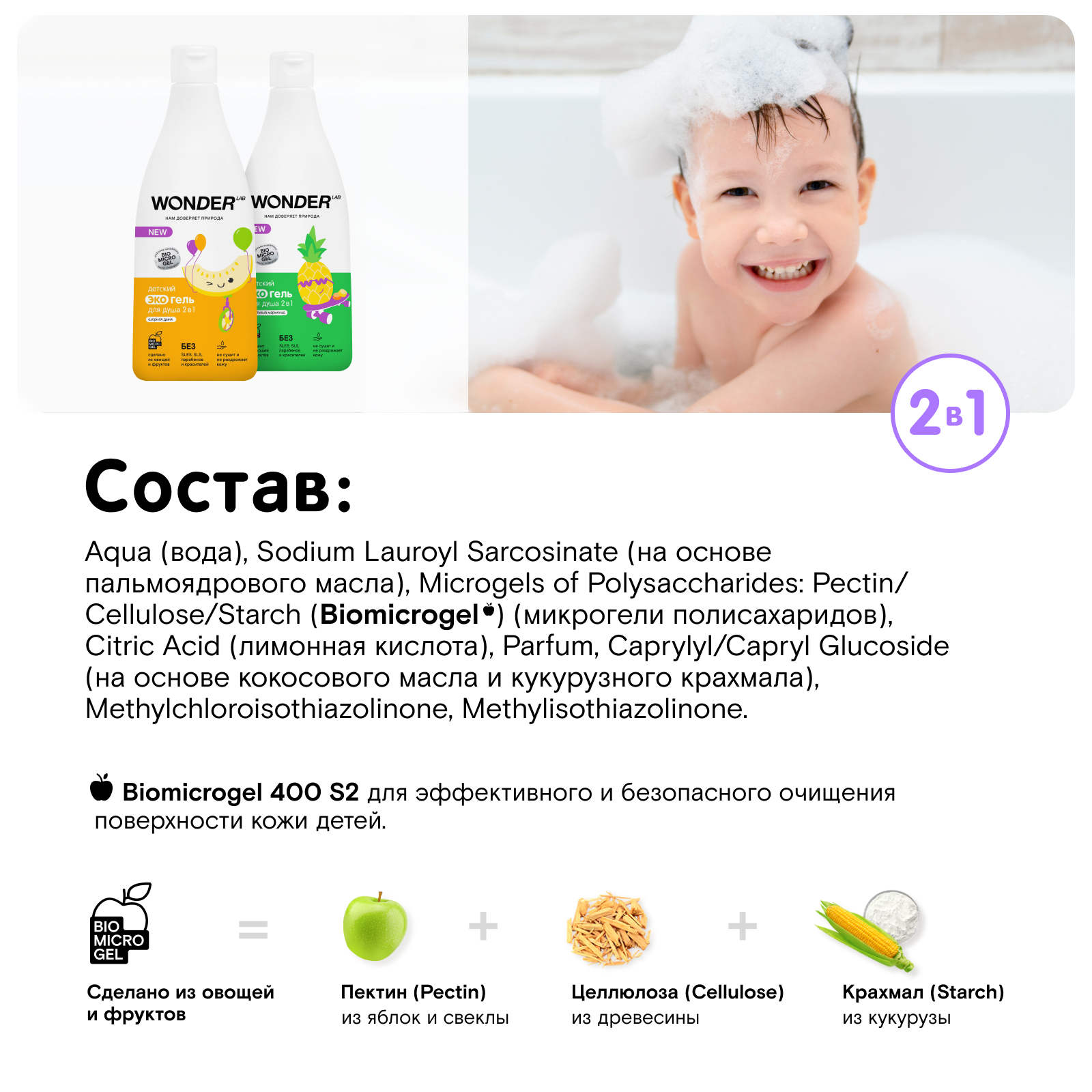 Набор средств WONDER Lab Дыня Мармелад 550 мл - фото 7