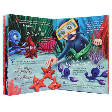 Книга Проф-Пресс на английском языке Mila the shark makes friends